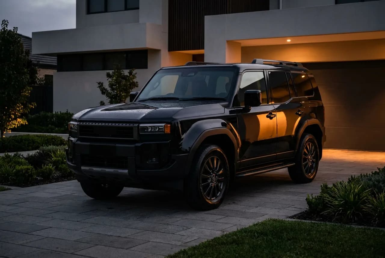 TOYOTA PRADO · 2024 · BLACK · CHAUFFEURED